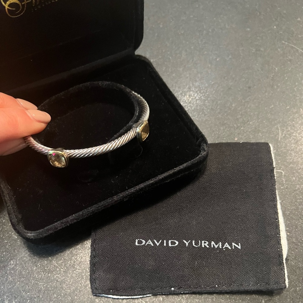 David Yurman Citrine Cable Bracelet